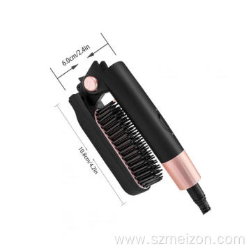 Hair Brush Electric Heated Men Beard Comb Brush